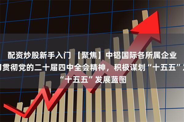 配资炒股新手入门 【聚焦】中铝国际各所属企业深入学习贯彻党的二十届四中全会精神，积极谋划“十五五”发展蓝图